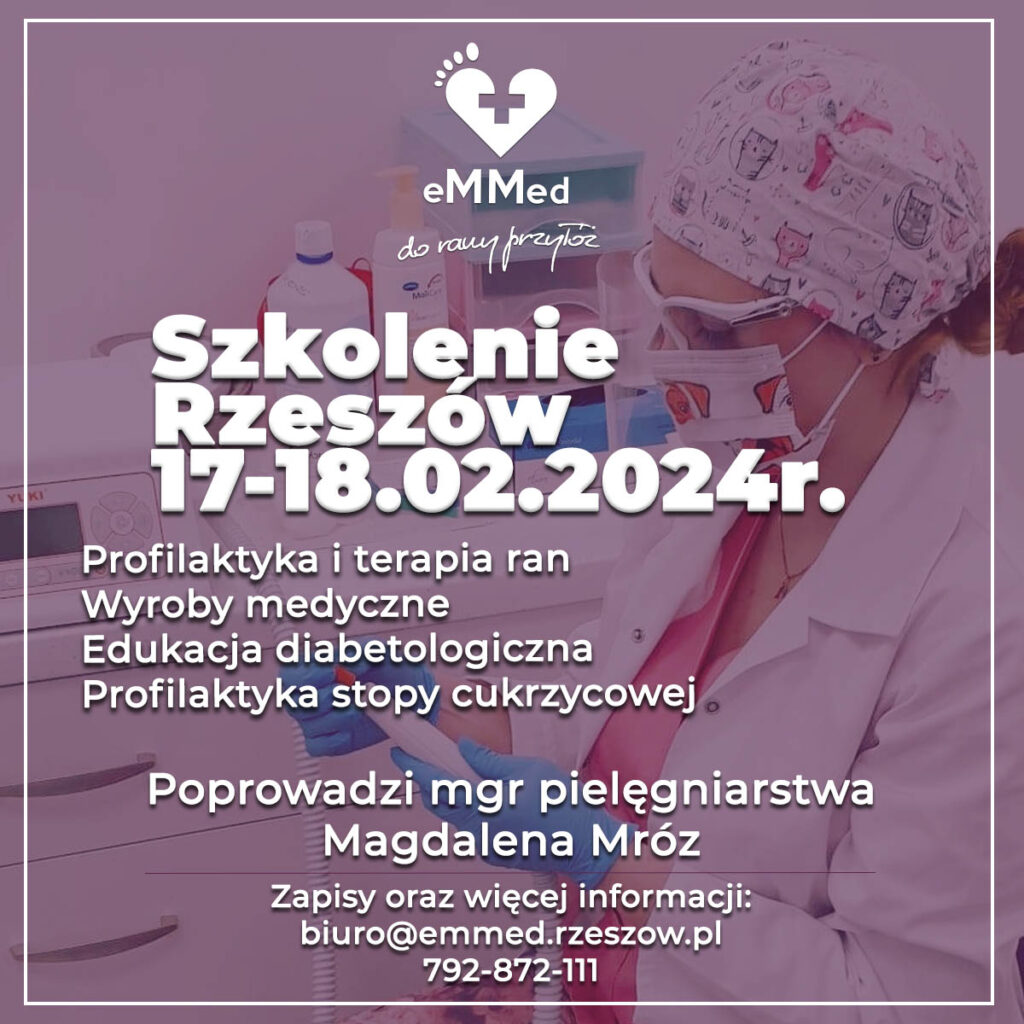 Szkolenie dla podologów lekarzy pielęgniarek eMMed Rzeszów